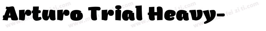 Arturo Trial Heavy字体转换